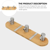 علاق معاطف جداري من كابي لوك – تصميم خشبي ريفي مع...