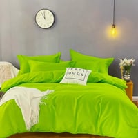 طقم مفرش سرير سادة – 4 قطع