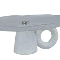 صينية تقديم ديكورية بقاعدة سيراميكية وتصميم فني عص...