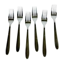 طقم شوك طعام من الستانلس ستيل – 6 قطع