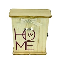 صندوق مفاتيح جداري بتصميم "HOME"