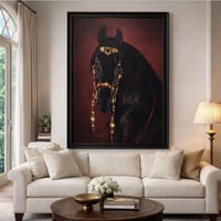 لوحه جداريه فخمه باطار اسود فاخر