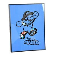 لوحة فنية بتصميم سوبر ماريو ثلاثي الأبعاد