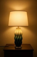 صباح طاولة سيراميكي بتدرجات اللون الأزرق