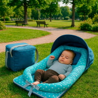 سرير أطفال بشكل حقيبة 2 في 1