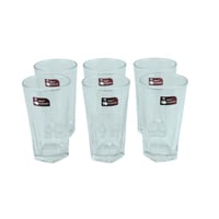 كوب عصير زجاجي ماركة Red Cherry – طقم 6 قطع