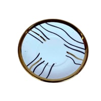 طقم اكواب مزخرفة ـ 6 اكواب مع سيسر