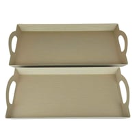 طقم صواني تقديم - قطعتين