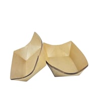 حاويات تقديم طعام كرافت ورقية (طقم 6 حبات)