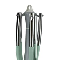 طقم أدوات مطبخ سيليكون مع حامل دوّار