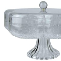 طبق مكسرات بغطاء