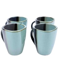 طقم سفرة سيراميك عصري مكون من 16 قطعة – ألوان مخطط...