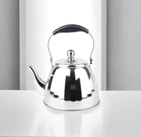 غلاية موية ستانلس ستيل بلون فضي وسُمك ممتاز، متوفر...