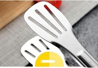 كلّابة طعام مستطيلة من الستانلس ستيل – بمقبض تقديم...