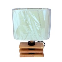 لمبة طاولة خشبية عصرية بأربع ألوان