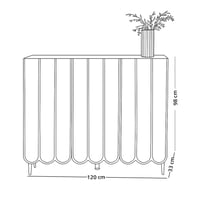 دولاب متعدد الاستخدام من الخشب 120 سم
