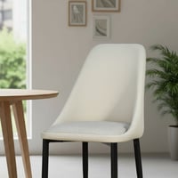 كرسي مفرد مودرن جلد مع أرجل معدنية رمادي