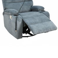 كرسي اوى استرخاء هزاز دوار قماشي بحامل جوال رمادي...