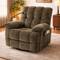 كرسي المطانيخ استرخاء فخم دوار مع حامل جوال زيتي