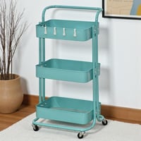 وحدة رفوف متحركة معدنية 3 أدوار تيفاني