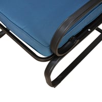 جلسة خارجية عصرية 2 مقعد وطاولة أزرق