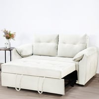 كنبة قابلة للتعديل إلى سرير - اوف وايت