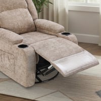 كرسي لواني استرخاء فخم هزاز دوار قماشي مودرن كوفي