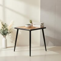 طاولة مفردة بأرجل معدنية 75×70 سم