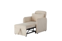 كرسي قابل للتعديل لسرير 2*1 مفرد بيج