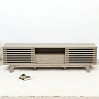 وحدة تلفاز خشبية بيج 160 سم