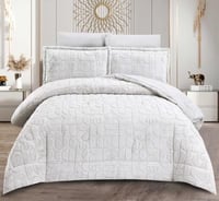 مفرش شتوي مخمل 4 قطع نفر