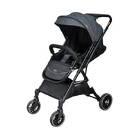 عربة أطفال قابلة للطي قماش بهيكل معدني