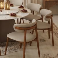 طاولة طعام فاخرة سطح رخامي دوار 8 كراسي بيج