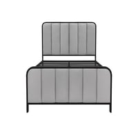 هيكل سرير معدني منجد 120x200 سم