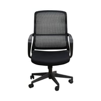 كرسي مكتب مودرن دوار قابل للتعديل أسود