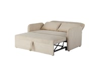 كنبة استرخاء مزدوجة قابلة للتحول إلى سرير – بيج