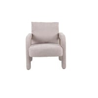 كرسي مفرد قماش رمادي غامق