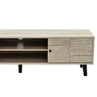 وحدة تلفاز خشبية مودرن بيج 160 سم