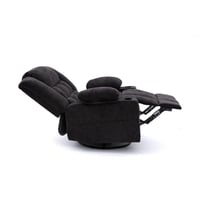 كرسي السعادة استرخاء فخم هزاز دوار قماشي مودرن أسو...