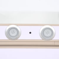 تسريحه مع مرآة مضيئة وسماعة بلوتوث من نافيرا هوم -...