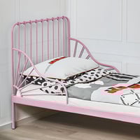 سرير معدن وردي بتصميم عصري 170X80 سم من نافيرا هوم