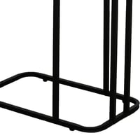 طاولة خدمة مفردة خشب مع قاعدة معدن