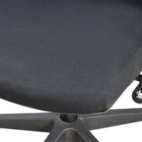 كرسي مكتب مودرن دوار قابل للتعديل أسود