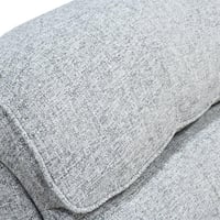 كرسي استرخاء فاخر هزار دوار بحامل جوال رمادي