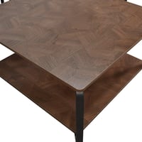 طقم طاولات خدمة 5 قطع 2 دور خشبي