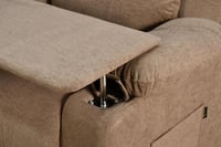 كرسي استرخاء مودرن هزار دوار بحامل جوال مع طاولة ك...