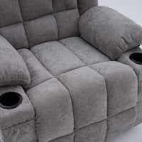 كرسي السعادة استرخاء فخم هزاز دوار قماشي مودرن رما...