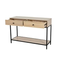 مدخل أستقبال خشبي 2 دور بهيكل معدني