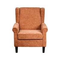 كرسي مفرد فخم قماش بهيكل خشبي مودرن هافان