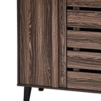 دولاب متعدد الاستخدام خشبي بني 80 سم